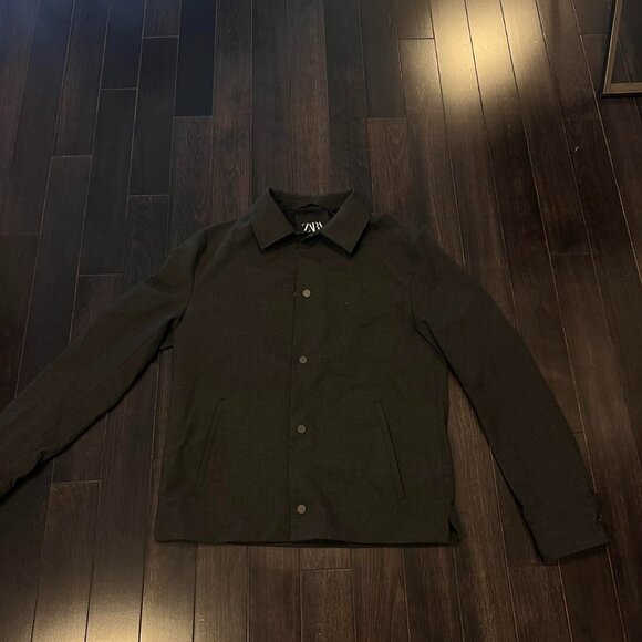 Dark grey Woman's Zara Blazer / Bomber Jacket - Picture 1 of 4